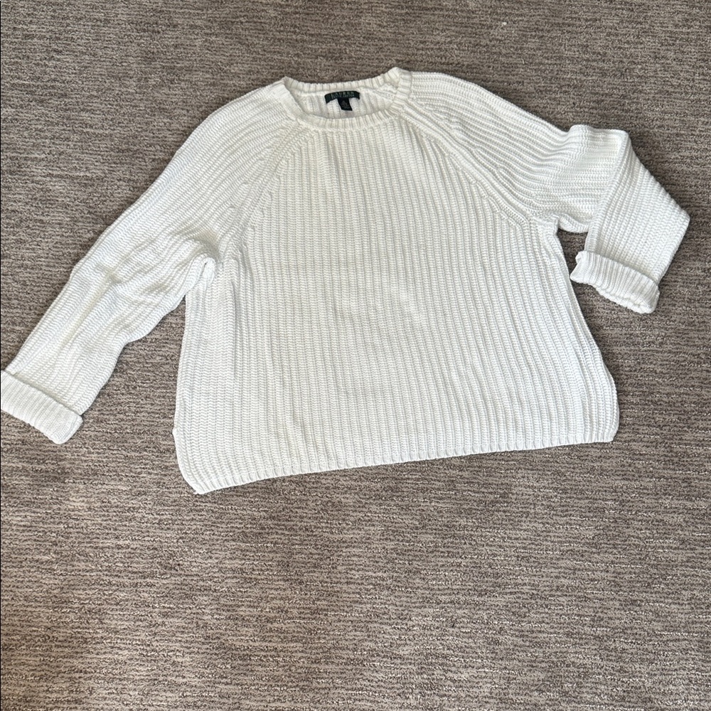 Vintage Lauren Ralph Lauren XL cotton sweater. EUC